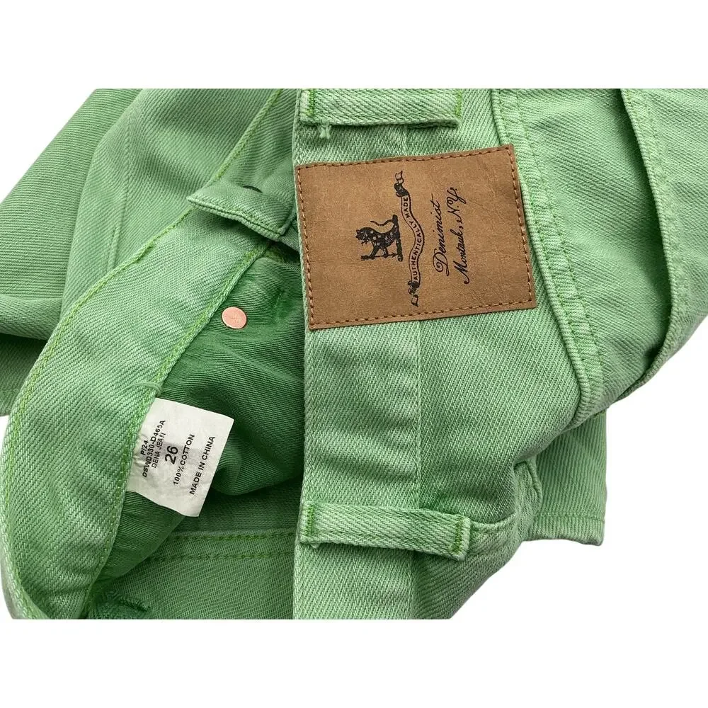 Denimist Classic Green Dena Denim Jeans Size 26 - Picture 4 of 4